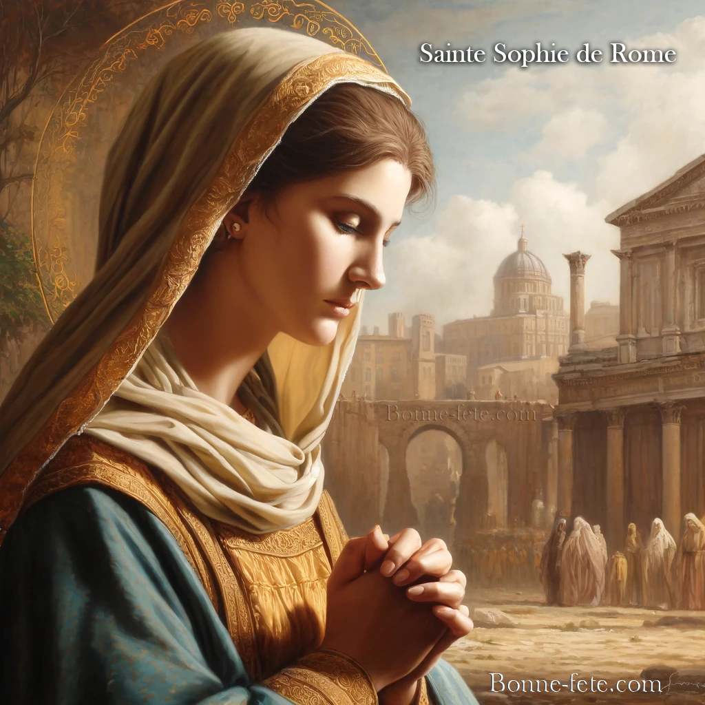 Sainte Sophie de Rome 25 mai